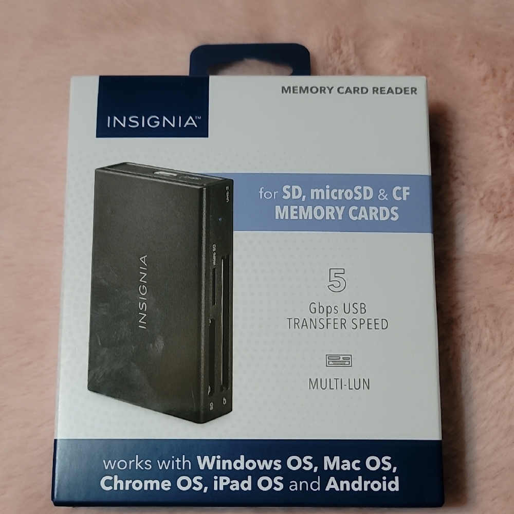 Black Memory Card Reader USB Compatible